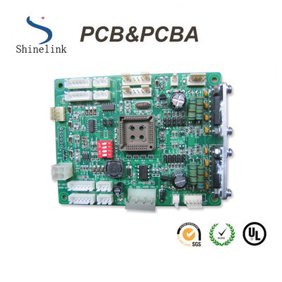 100% E-test Green soldermask pcba board  UL / RoHS certificate electronic pcb assembly