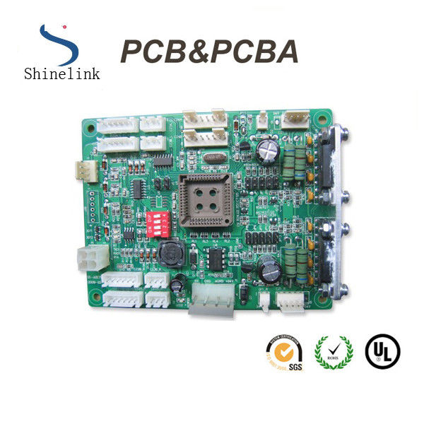 100% E-test Green soldermask pcba board  UL / RoHS certificate electronic pcb assembly